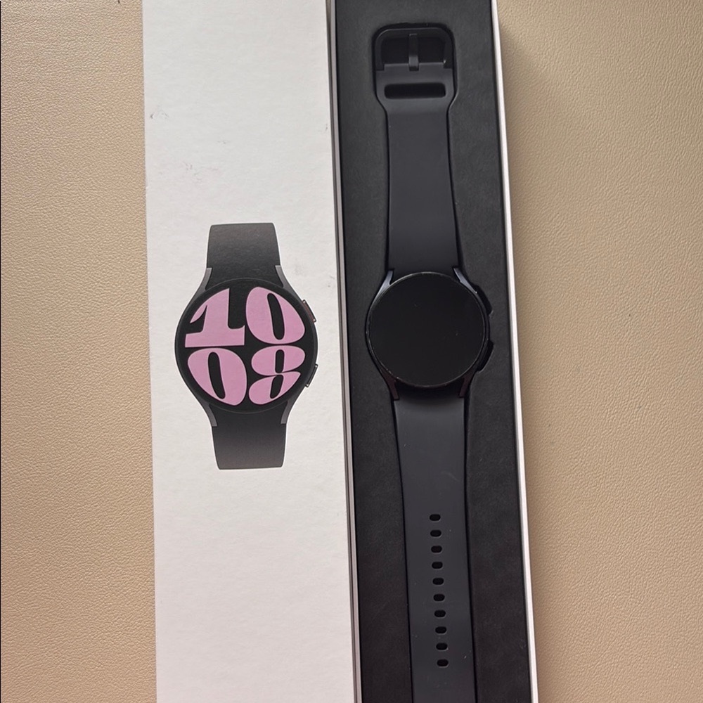 Samsung Galaxy 6 Black Smartwatch with Fitness Tracking
